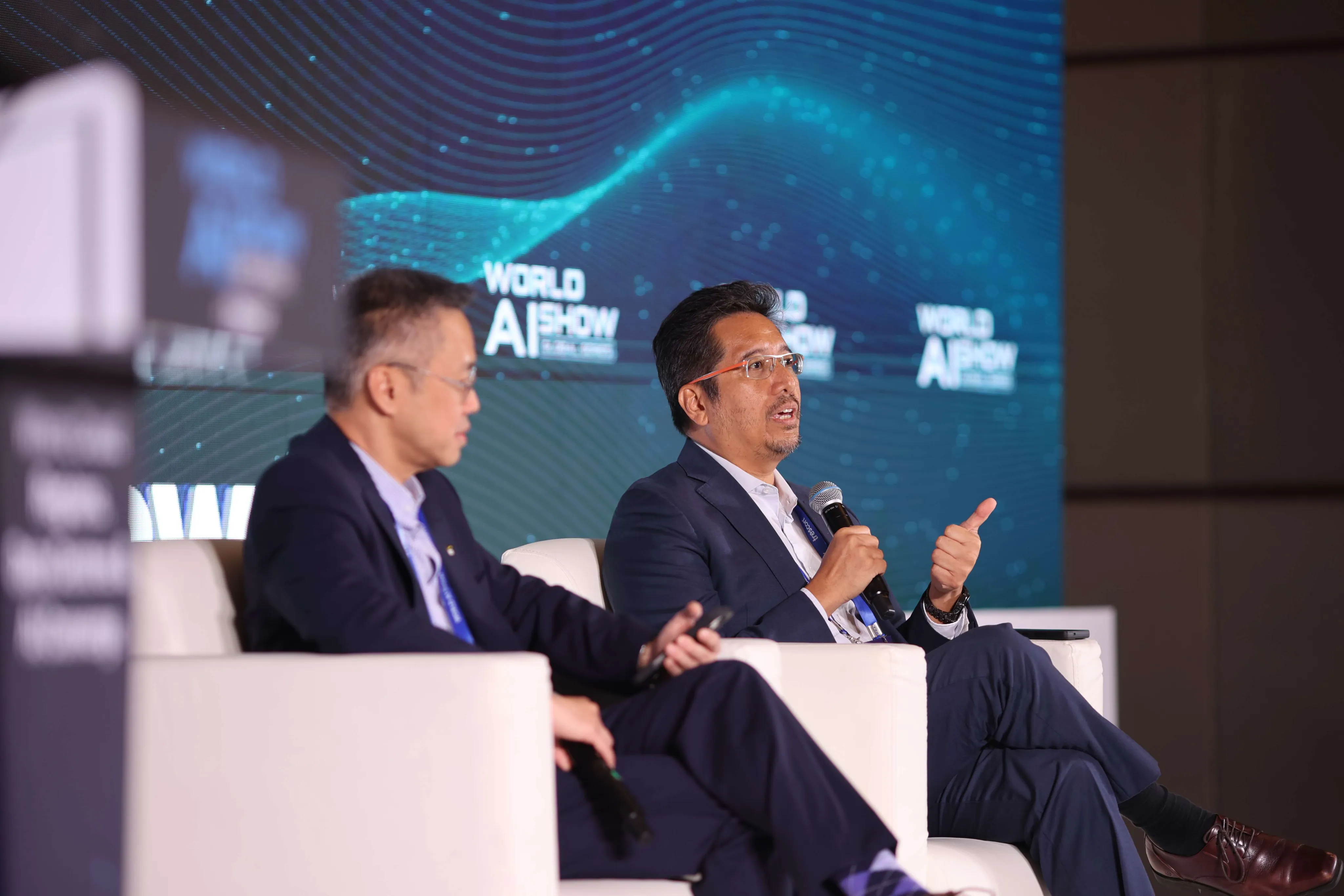 Panel discussion at World AI Show Indonesia